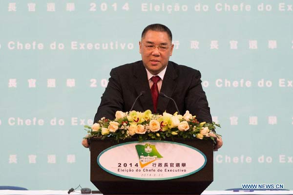 China appoints Macao chief executive